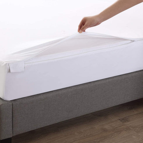EXQ Home Mattress Cover Waterproof Mattress Protector Twin XL Size 6-Sided Zippered Mattress Encasement Fits 9-12 inch