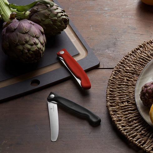 Victorinox Swiss Classic Paring Knife, Wavy Edge Black 4.3 in