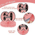 9 Pieces Rose Gold 60th Birthday decorations for Women Pink 60th birthday centerpieces for Tables Decorations Cheers to 60 Years Honeycomb Table Topper Happy 60th Birthday Decorations for Woman Sixty Years Birthday Party