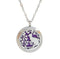 Aromatherapy Essential Oil Diffuser Stainless Steel 30MM Silver Magnetic Locket Pendant with Chain Necklace and Colored Refill Pads & Diffuser Bracelet all in a velvet bag (Cat)