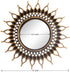Small Round Mirrors for Wall Decor Set of 3, Gold Brushed Wall Decorations for Living Room, Bedroom & Bathroom (MS009)