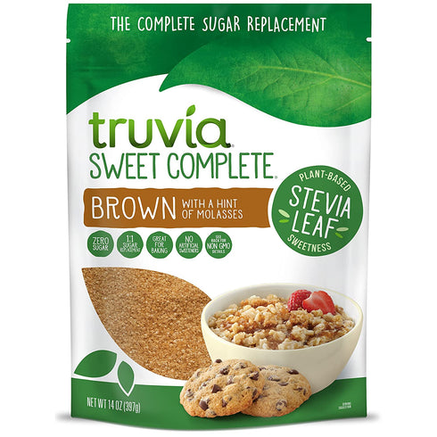 Truvia Sweet Complete Brown Calorie-Free Sweetener with the Stevia Leaf, 14 oz Bag (Pack of 1)