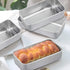 TeamFar Loaf Pan, 9¼" — 5" Bread Loaf Pans Meatloaf Pan Stainless Steel for Baking Bread Cake Lasagna, Healthy & Durable, Oven & Dishwasher Safe - Set of 4