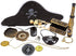 Pirate Party Favors - 100-Piece Toys & Accessories Set with Hats and Eye Patches for Kids Birthday Supplies Decorations