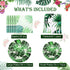 Tudomro 41 Pieces Hawaii Luau Party Decorations Tropical Party Supplies, Including Palm Leaves Tablecloth, Plates, Napkins, for Hawaiian Theme Luau Party Birthday
