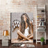 Angels Canvas Wall Art Angel Wall Decor Angel Wings Poster Angel Canvas Art - And In Her I See - Angel Feather Ground Wings Decor Paintings on The Wall Posters for Living Room UNFRAMED 16x24in