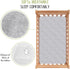 Bassinet Mattress Pad Cover, Compatible with Rectangle/Hourglass/Oval Bassinet Mattress , 2 Pack Waterproof and Soft Cotton Sheet, Breathable Bamboo Sleep Surface (Microfiber-GY)