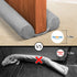 Holikme Twin Door Draft Stopper Weather Stripping Window Breeze Blocker Adjustable Door Sweeps 34inch Grey