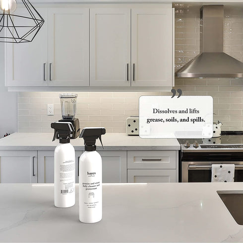 Bayes Granite and Stone Daily Cleaner and Protectant - Cleans, Shines, and Protects - For Granite, Quartz, Marble, Tile, and Natural Stone Surfaces - 16 oz, 2 Pack