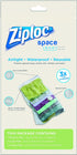 Ziploc Space Clothes Vacuum Sealer Storage Home and Closet Organization, M/L/XL, 3 Bags Total, Clear, 3 Count
