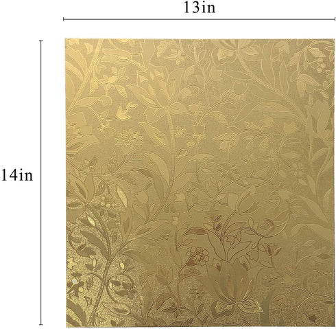 RECUTMS 600 Photo Picture Album PU Leather Cover Slots Album Holds 4x6 Photos 5 Per Page Family Album Gift for Mother Father (Gold S-Leaf)