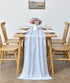 Pufogu 10Ft Baby Blue Chiffon Table Runner Sheer 29x120 Inch for Romantic Wedding Decor Bridal & Baby Shower Birthday Rustic Party Decoration