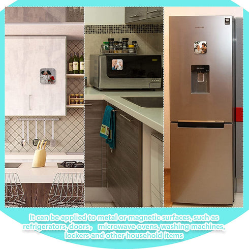 Sublimation Blank Refrigerator Magnets for Kitchen Office Calendar Decorative Square Fridge Magnet Popular Home Wall Decor DIY Decorative Magnets (24 Pieces, 5 x 5 x 0.4 cm)