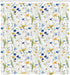 Ambesonne Flower Shower Curtain, Wild Flowers Poppies and Daisies Rural Nature Scenery in Meadows Rustic, Cloth Fabric Bathroom Decor Set with Hooks, 69" W x 75" L, Yellow White