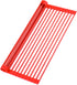 Zulay Kitchen Large 20.5" Roll Up Dish Drying Rack - Heavy Duty Silicone Wrapped Steel Rods Over Sink Dish Drying Rack - Versatile Roll Up Sink Drying Rack & Trivet - Red