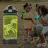 Light Up Dinosaur Water Bottle with Color Changing Night Light- 14 OZ Tritan BPA Free Eco-Friendly - Cute Velociraptor Kids Drinking Cups Gift for School Boy Girl Child Christmas Holiday