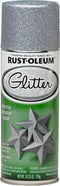 Rust-Oleum 267734 Specialty Glitter Spray, 10.25 Fl Oz (Pack of 1), Silver