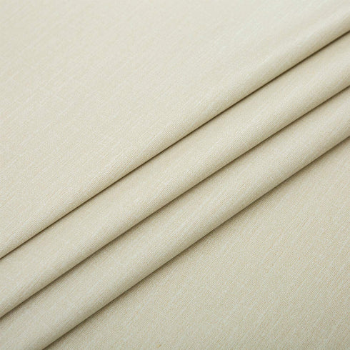 NLMUVW Round Fitted Vinyl Tablecloth with Elastic Edge 100% Waterproof Oil Proof PVC Table Cloth Wipe Clean Table Cover for Indoor and Outdoor, Champagne, 45"- 56"