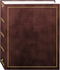 Magnetic Self-Stick 3-Ring Photo Album 100 Pages (50 Sheets), Brown