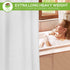 XL Heavy Duty PEVA White Shower Curtain Liner with Suction Cups - 70 X 78 in. Long
