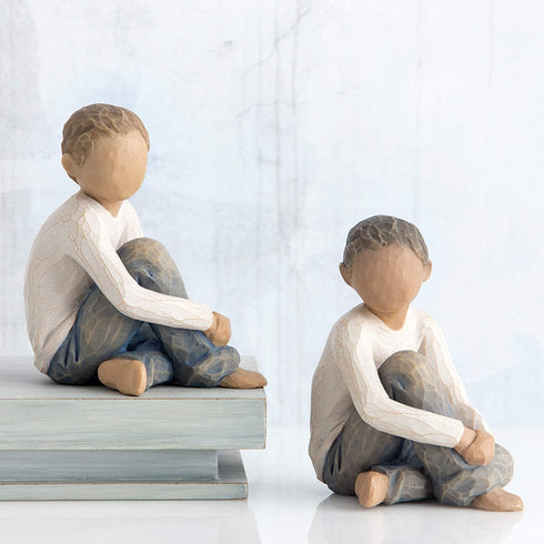 Willow Tree Caring Child, Sculpted Hand-Painted Figure