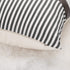 HOMFINE Farmhouse Throw Pillow Covers 18 x 18 - Decorative Accent Pillow Cover Set of 2 , Modern Decor Stripe Faux Leather Patchwork Square Cushion Pillow Case for Couch Sofa, Grey
