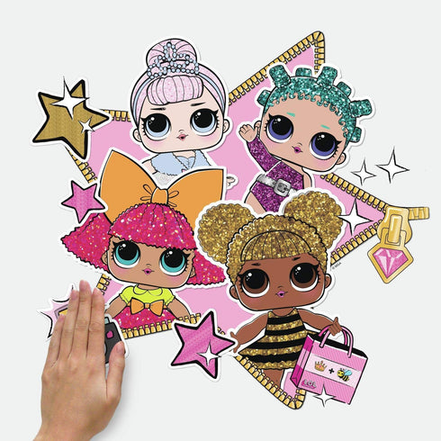 RoomMates RMK3889GM LOL Surprise! Peel and Stick Giant Wall Decals