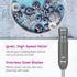 New House Kitchen Immersion Hand Blender 2 Speed Stick Mixer with Stainless Steel Shaft & Blade, 300 Watts Easily Food, Mixes Sauces, Purees Soups, Smoothies, and Dips, Silver (NH19-RBR-S-SILVER)