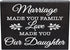 Daughter-in-Law Gift Sign Decor Plaque