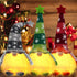 Lighted Christmas Gnome Decorations, 12'' Light Up Plush Elf Toy Holiday Present, Scandinavian Swedish Tomte Ornaments for Table Top, Windows, Fireplace, Tree Christmas Holiday Party Home Decor, 3 Set