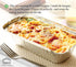 55 Pack Loaf Pans with Lids, Aluminum Loaf Pans, Bread Pans, Meatloaf Pans l Cake Pan, Foil Loaf Pans, Disposable Aluminum l Tin Pans, 650 ml capacity Size 7.8x4.3x2 by Spare Essentials