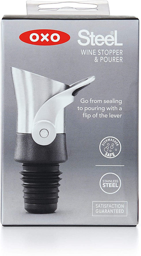 OXO SteeL Wine Stopper and Pourer