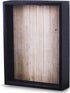 Shadow Box Display Case Black Wooden Shadow Box Frame - Showcase Bottle Caps, Shells, Ticket Stubs, Airline Tickets, Ideal for Memorabilia Photos, Flowers, & Medals (10 x 8 in)