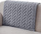 OstepDecor Sofa Armrest Covers, Backrest Covers, Quilted Sectional Couch Covers, Velvet Sofa Cover for Dogs Cats Pet Love Seat Leather L Shaped, Gray 36 x 36 Inches