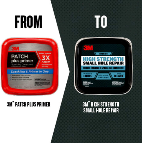 3M High Strength Small Hole Repair, Primer Enhanced Spackling Compound, 32 oz.