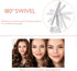 (2-Pack) Lighted Makeup Mirrors - 3-Color Dimmable Lighting Vanity w/ 32 LEDs, Tri-Fold Design - 1X 2X 3X Magnification, Smart Touchscreen Control, USB Power, Portable Folding Personal Cosmetic Mirror