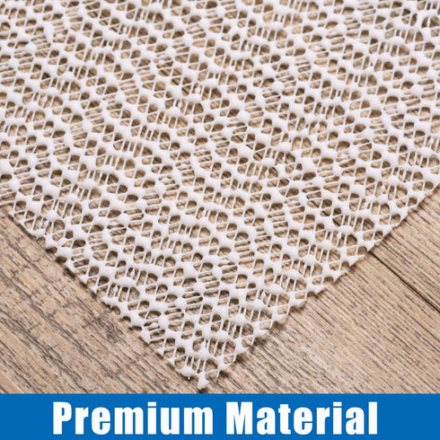 Aurrako Non Slip Rug Pads for Hardwood Floors,6x9 Ft Anti Slip Rug Pad Grippers for Any Hard Surface Floors,Anti Slip Skid Non Adhesive Rug Protector