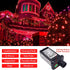 JMEXSUSS 200 LED Red Christmas Lights Outdoor, 66ft Expandable Christmas Tree Lights Plug in, 8 Modes Waterproof Twinkle String Lights Indoor, for Valentine Wedding Garden Party Xmas Decorations