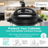 Silicone Steam Release Diverter Accessory - Compatible With Instant Pot DUO, DUO Plus, Nova Plus, Smart, Fits Mini, 3-Qt 5-Qt 6-Qt 8-Qt IP - Cover Pressure Valve To Vent Instapot Steam (Black)