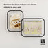 Umbra Infinity Picture Frame, Floating Photo Display for Desk or Wall, 5x7, Black