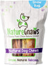 Nature Gnaws - Long Lasting Dog Chews for Dogs - Puppy Chew Treats - Chew Bones - Puppy Bully Sticks and Chew Sticks - Puppy Bones for Teething - Combo Bag - Natural, Rawhide Free (12 Count)