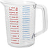 Rubbermaid Commercial Bouncer Measuring Cup, 1-Quart, Clear, FG321600CLR