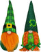 Medoore 2 Pack St. Patrick's Day Gnome Decorations, Irish Leprechaun Swedish Gnome Ornaments Green Irish Leprechaun Tomte Gnomes Doll Elf for Home Decoration