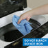 BUST-HOP Reusable Microfiber Wipes 12 by 12 Inches Cleaning Cloth Rags Softer Highly Absorbent Lint Free - Streak Free Wash Cloth for House Kitchen Car Window BLUE Pack of 50