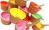 Plastic Ice Cream Cups with Spoons, Festive Dessert Bowls, Assorted Colors (12 Piece Party Pack)