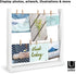 Umbra 1004415-660 Hangit Desk Photo Display, White, Desktop