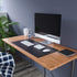 Uncrowned Kings Desk Pad - 35.4 X 17.7 Inches Premium Home Office Desk Mat Protector for Wooden/Glass Desktops - Black Vegan Leather - Waterproof - Extended Mouse Pad-Smooth for Writing Desk Blotter