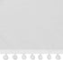 EASY FIT Pom Pom Elastic Wrap Around Bed Skirt, Easy On/Off Dust Ruffle (18-Inch Drop), Queen/King, White