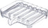 Yamazaki Home Spout Self-Draining Soap Tray-Sink Counter Holder Dish, One Size, Clear