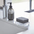 Yamazaki Home Spout Self-Draining Soap Tray-Sink Counter Holder Dish, One Size, Clear